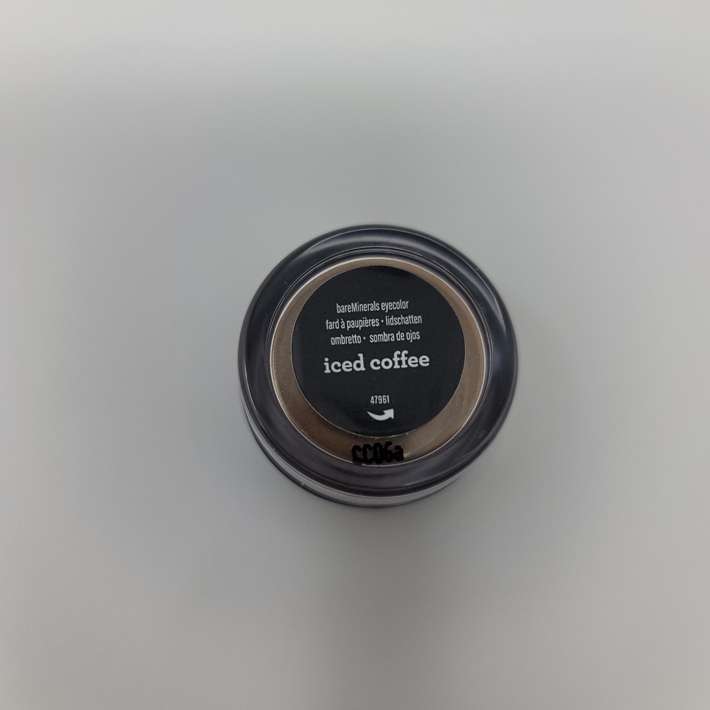 BareMinerals Bare Escentuals Eyecolor Makeup Powder ICED COFFEE RARE 0.01 oz New